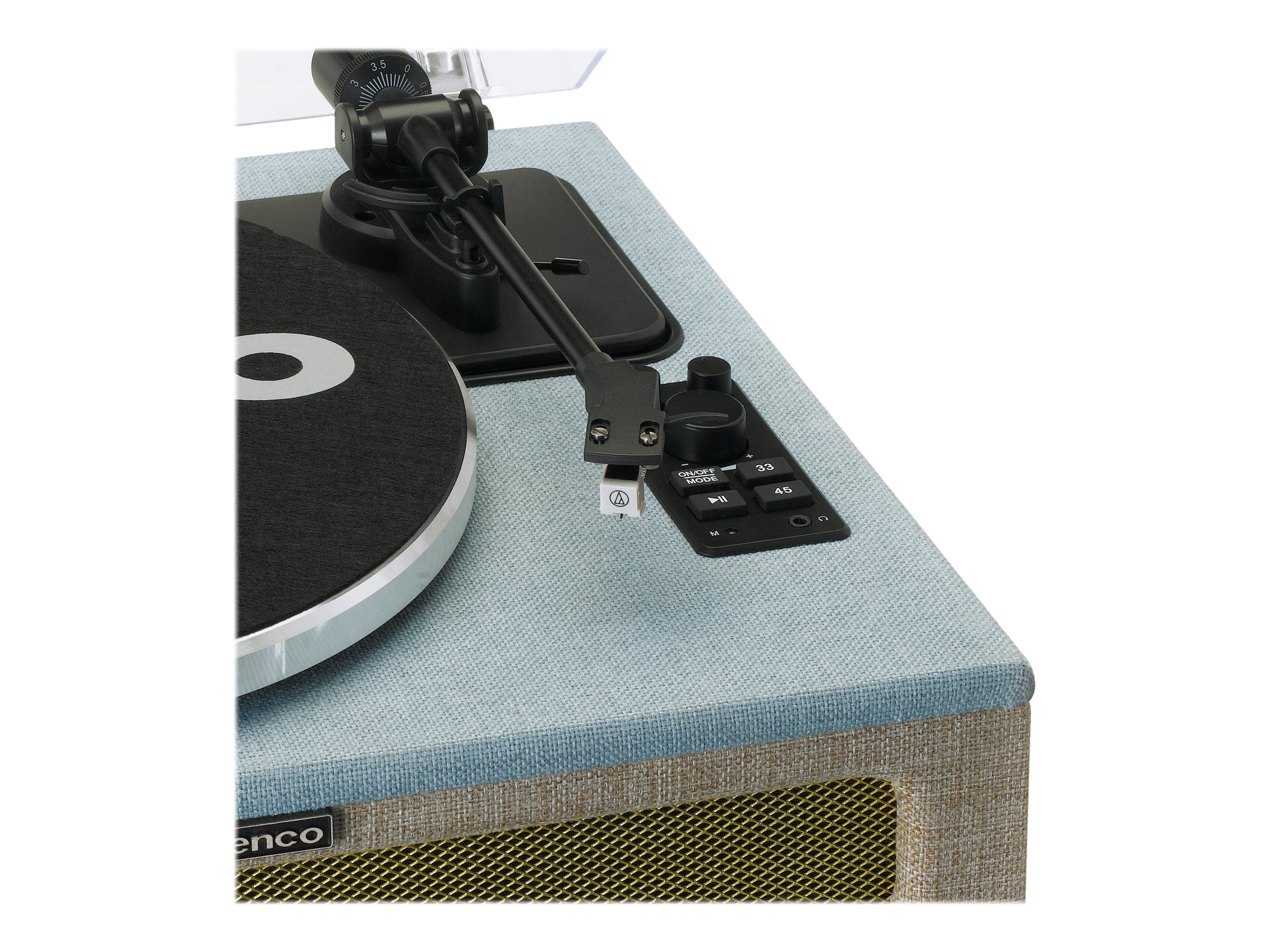 LENCO LS440BUBG Plattenspieler mit 4 Lautsprechern