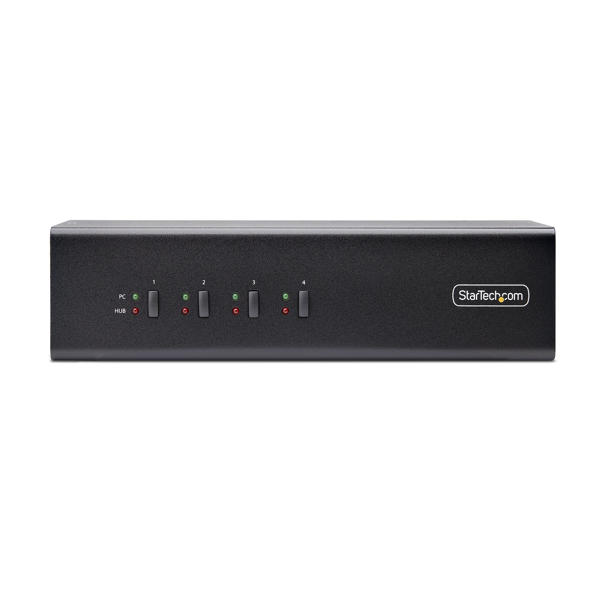STARTECHCOM 4Port KVM Switch Dual Monitor DisplayPort 4K 60Hz 2x USB 30 2x USB 20 HotkeyDrucktasten KVM Umschalter 4 PC 2monito