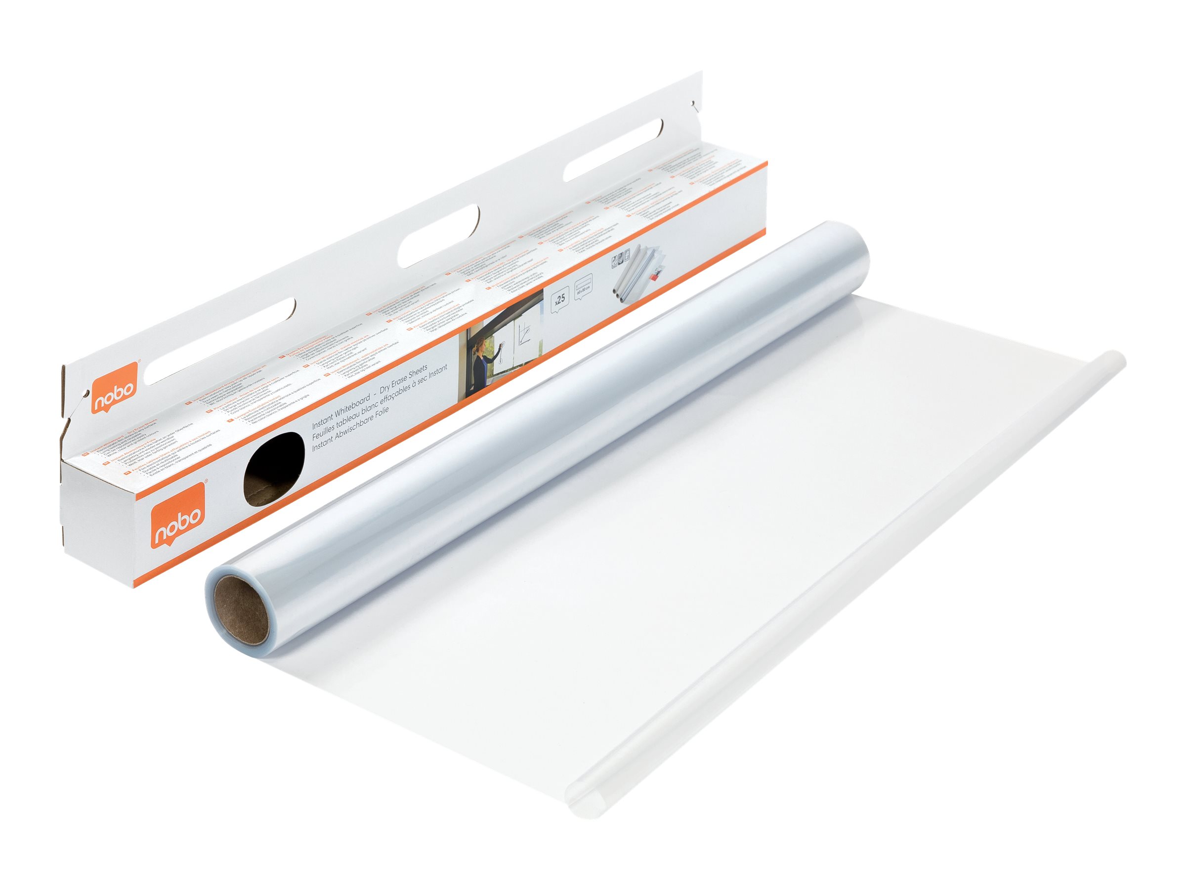 Nobo Flipchart-Folie Instant glatt 60,0 x 80,0 cm klar