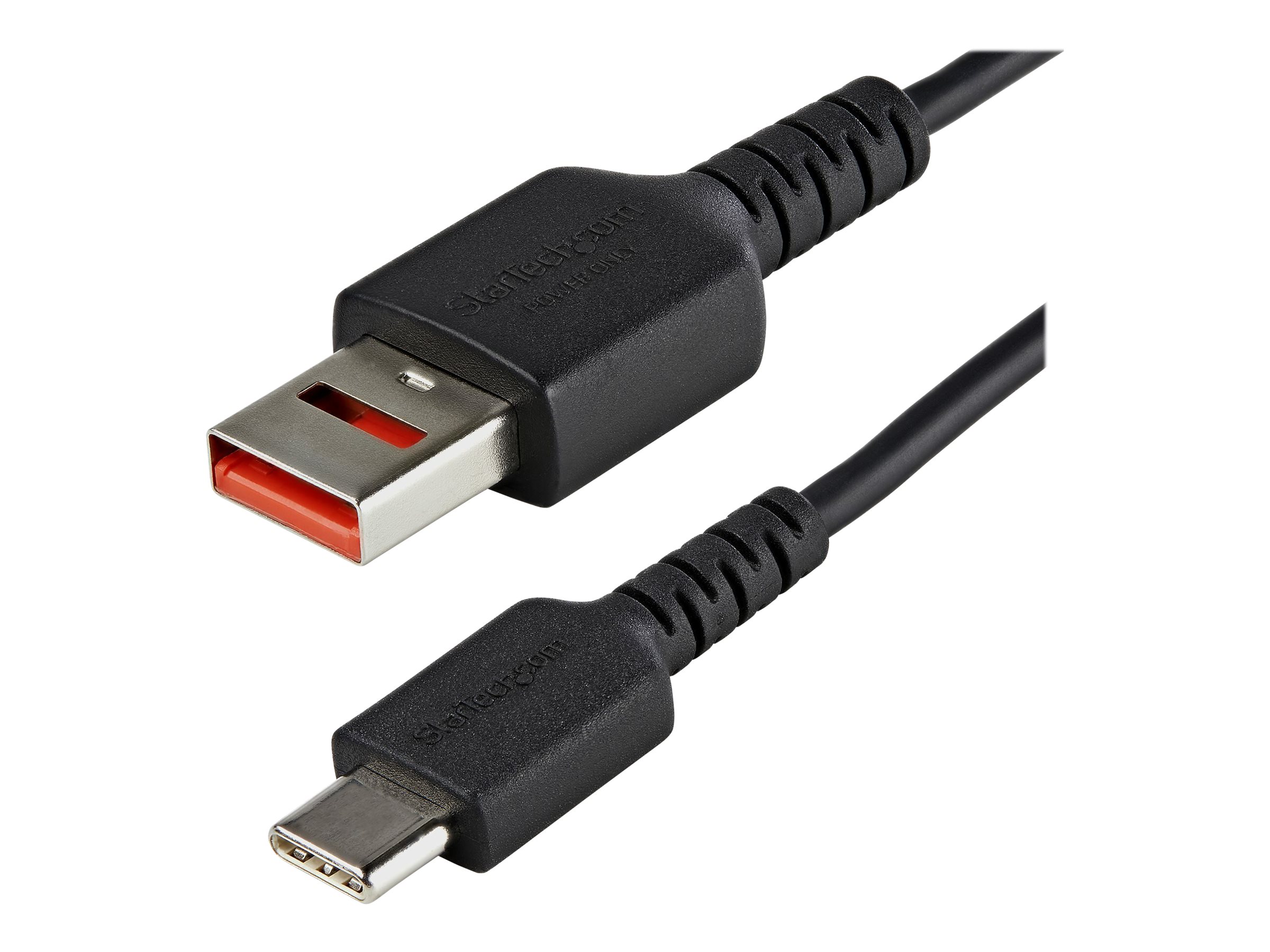STARTECH.COM 1m USB data blocker cable - USB-A to USB-C Safe charging cable - no data transfer - for mobile phone/tablet