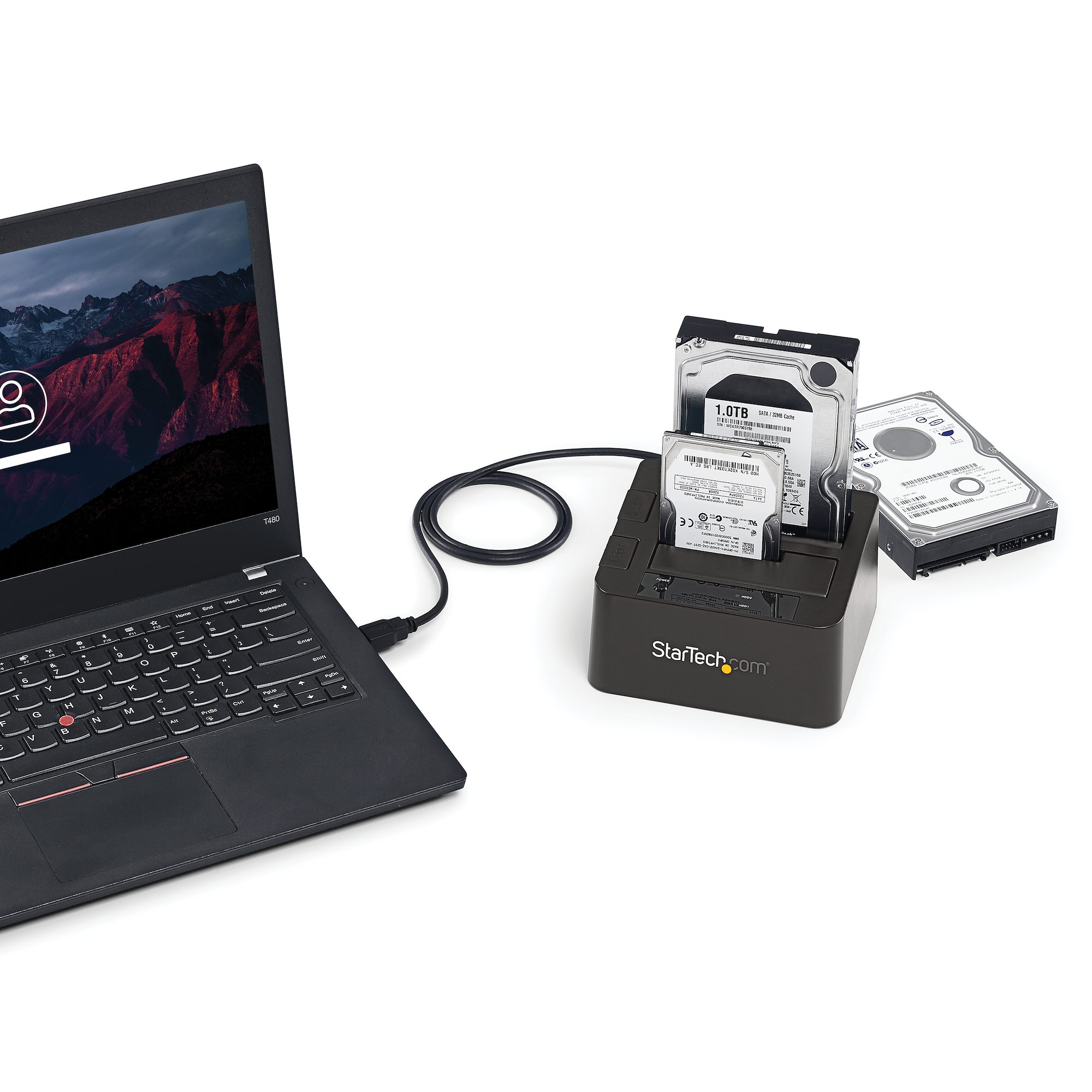 STARTECHCOM USB 31 10 Gbits Dualbay Festplatten Dockingstation fuer 2,5 Zoll 3,5 Zoll SATA SSD HDD