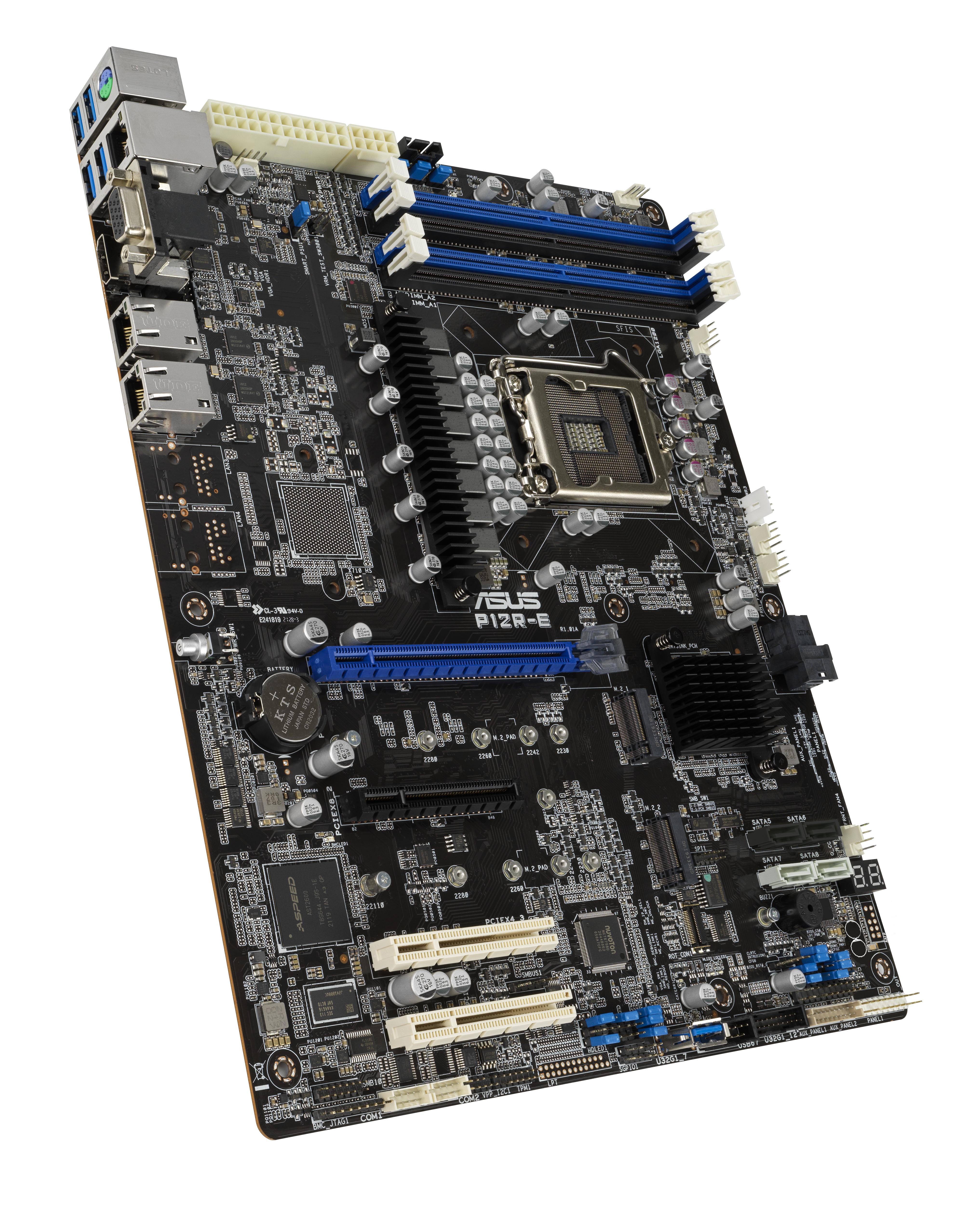 ASUS P12RE LGA1200 ATX Server MB 4xDDR4 2xM2 8xSATA
