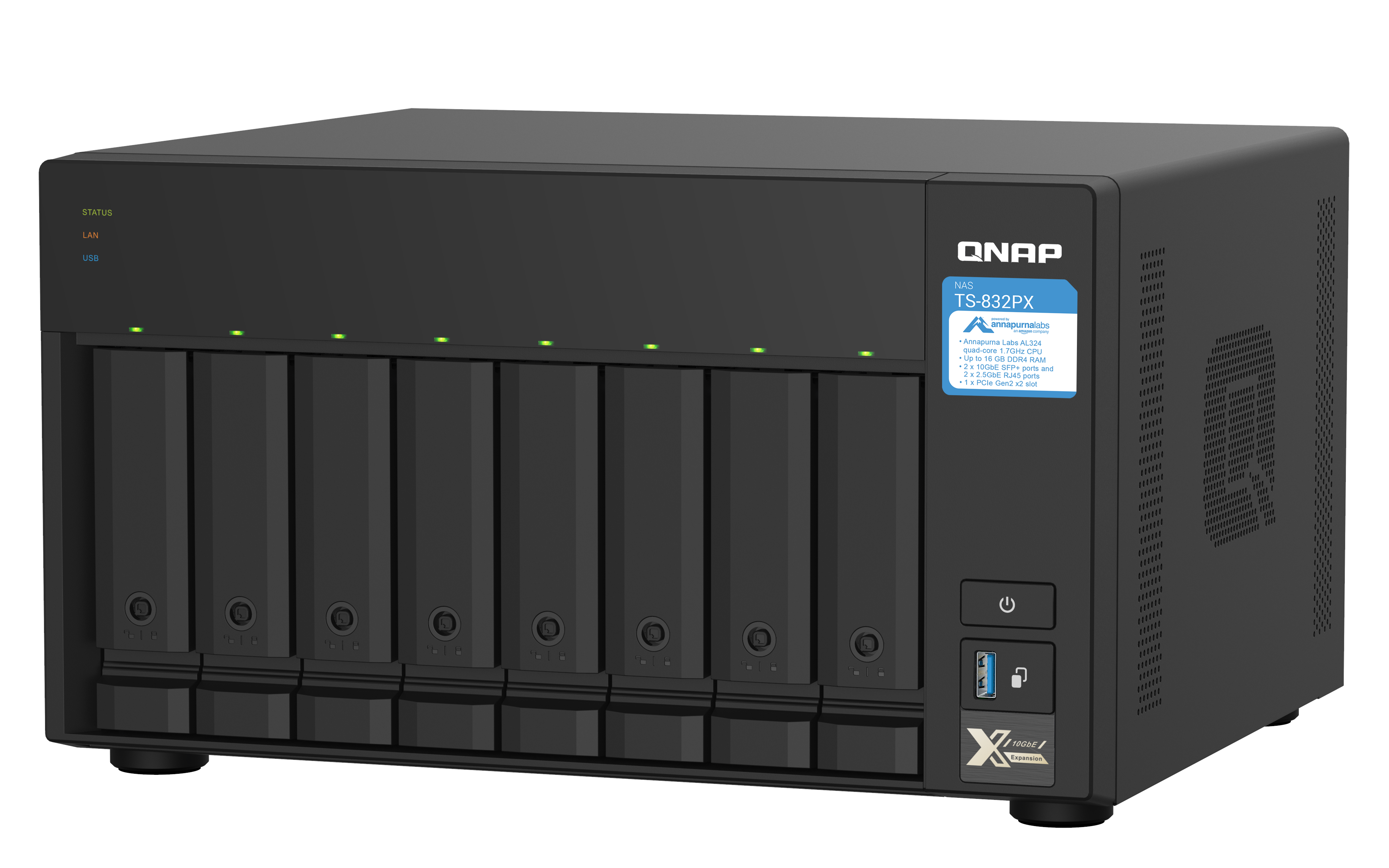 8Bay QNAP TS832PX4G