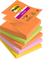 Post-it® Z-Notes Boost Haftnotizen extrastark farbsortiert, 5 Bloecke Post-it® Z-Notes Boost Haftnotizen extrastark farbsortiert, 5 Bloecke