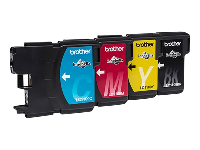 brother LC-1100BK/C/M/Y  schwarz, cyan, magenta, gelb Druckerpatrone, 4er-Set