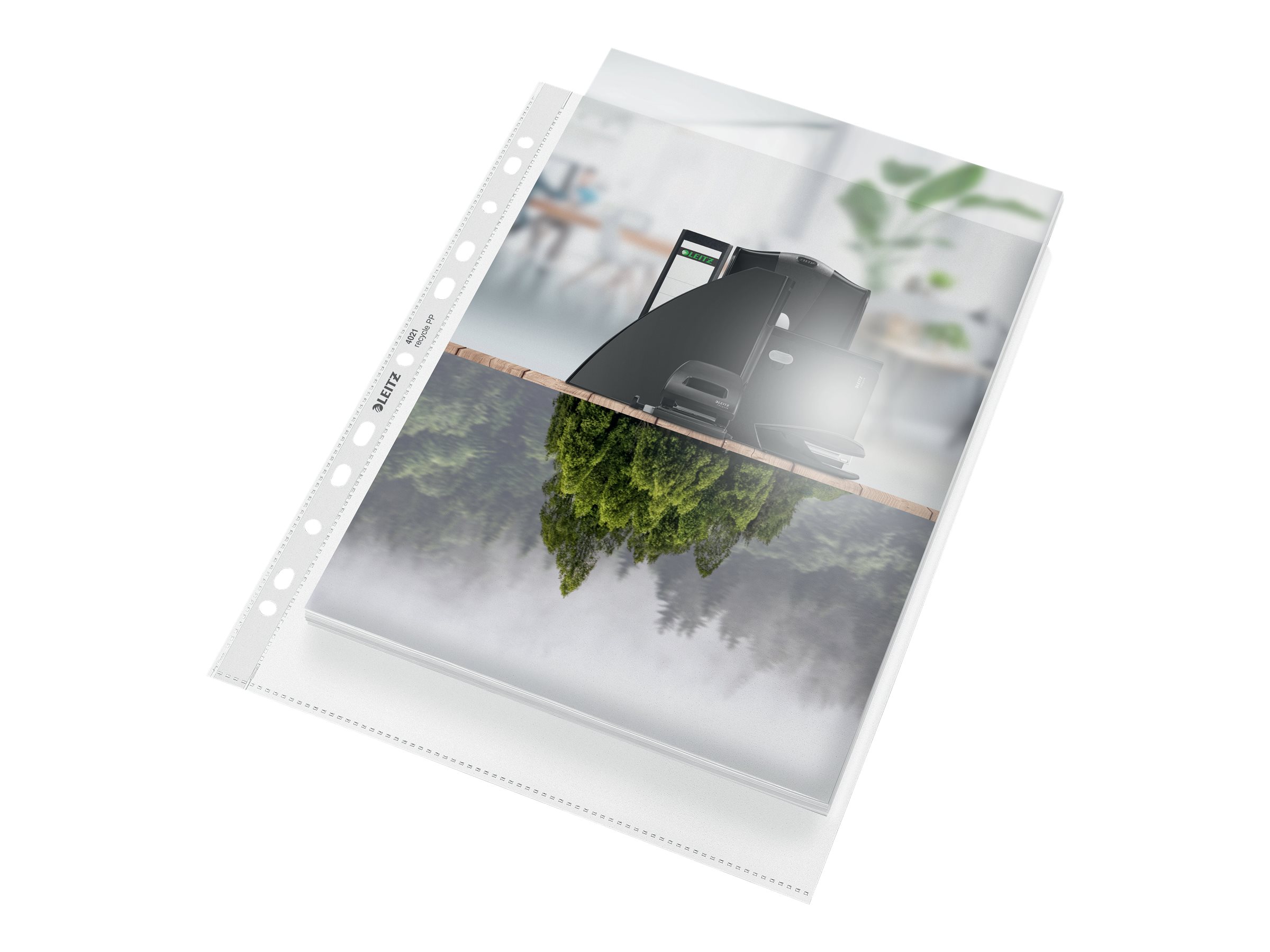 25 LEITZ Prospekthuellen recycle 4021 Maxi DIN A4 transparent genarbt 0,10 mm 25 LEITZ Prospekthuellen recycle 4021 Maxi DIN A4 transparent genarbt 0,10 mm