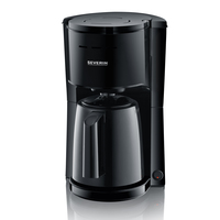 SEVERIN KA9306 Kaffeemaschine schwarz, 8 Tassen