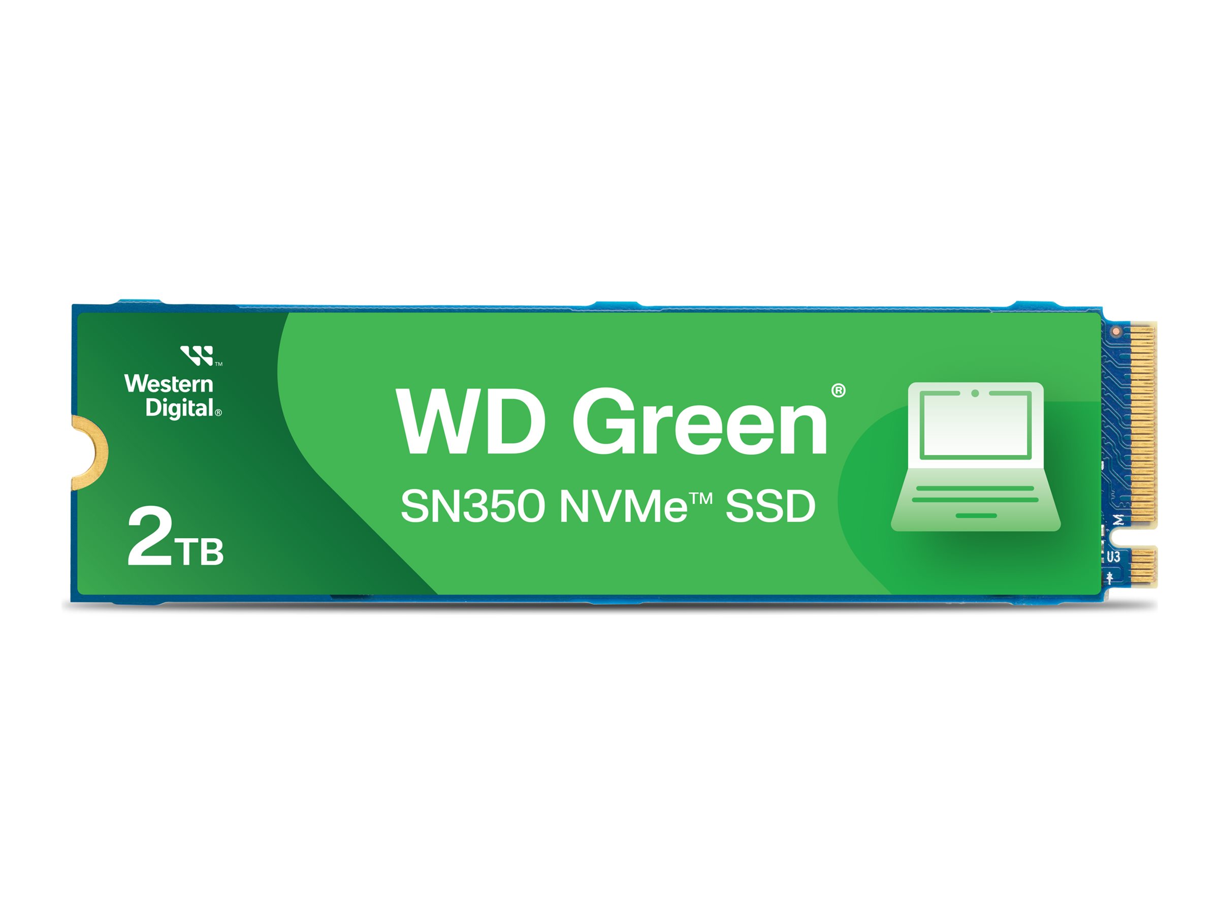 WD Green SN350 NVMe SSD 2TB M.2 2280 PCIe Gen3 8Gb/s