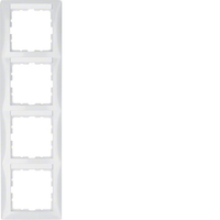 Berker Rahmen 10148919 4fach senk S.1 polarweiss gl Berker Rahmen 10148919 4fach senk S.1 polarweiss gl
