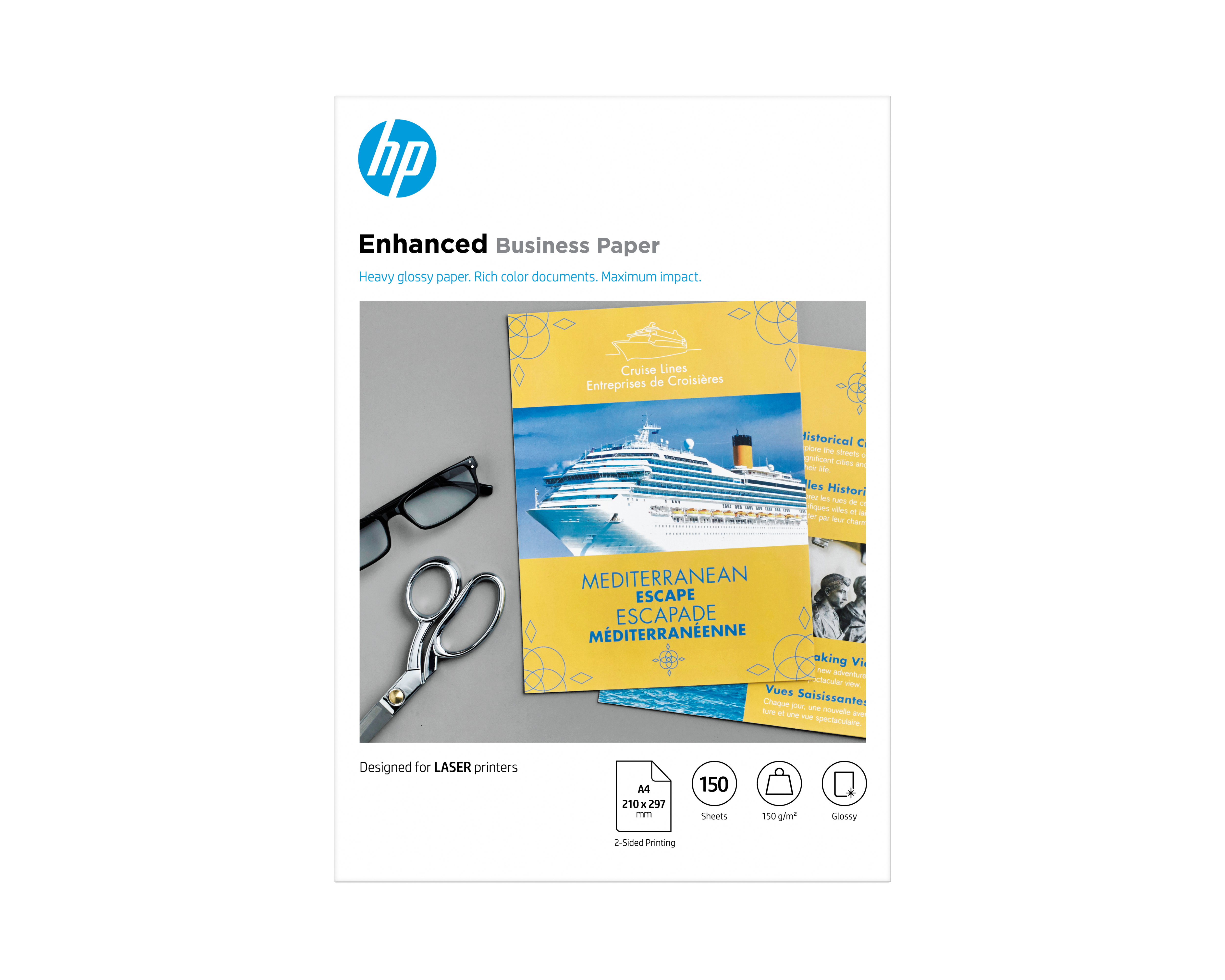 HP Fotopapier CG965A DIN A4 glänzend 150 gqm 150 Blatt