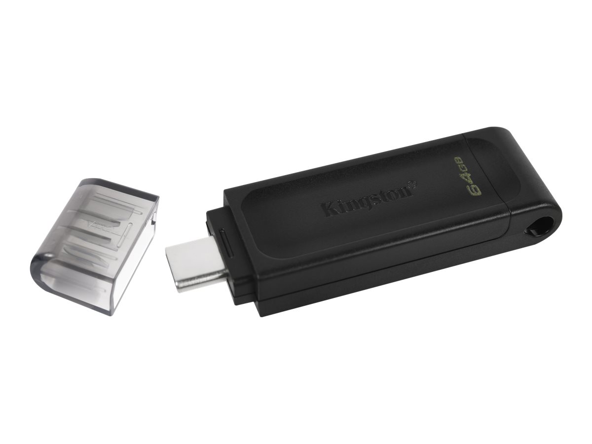 KINGSTON 64GB USB-C3.2 Gen1 DataTraveler 70 KINGSTON 64GB USB-C3.2 Gen1 DataTraveler 70