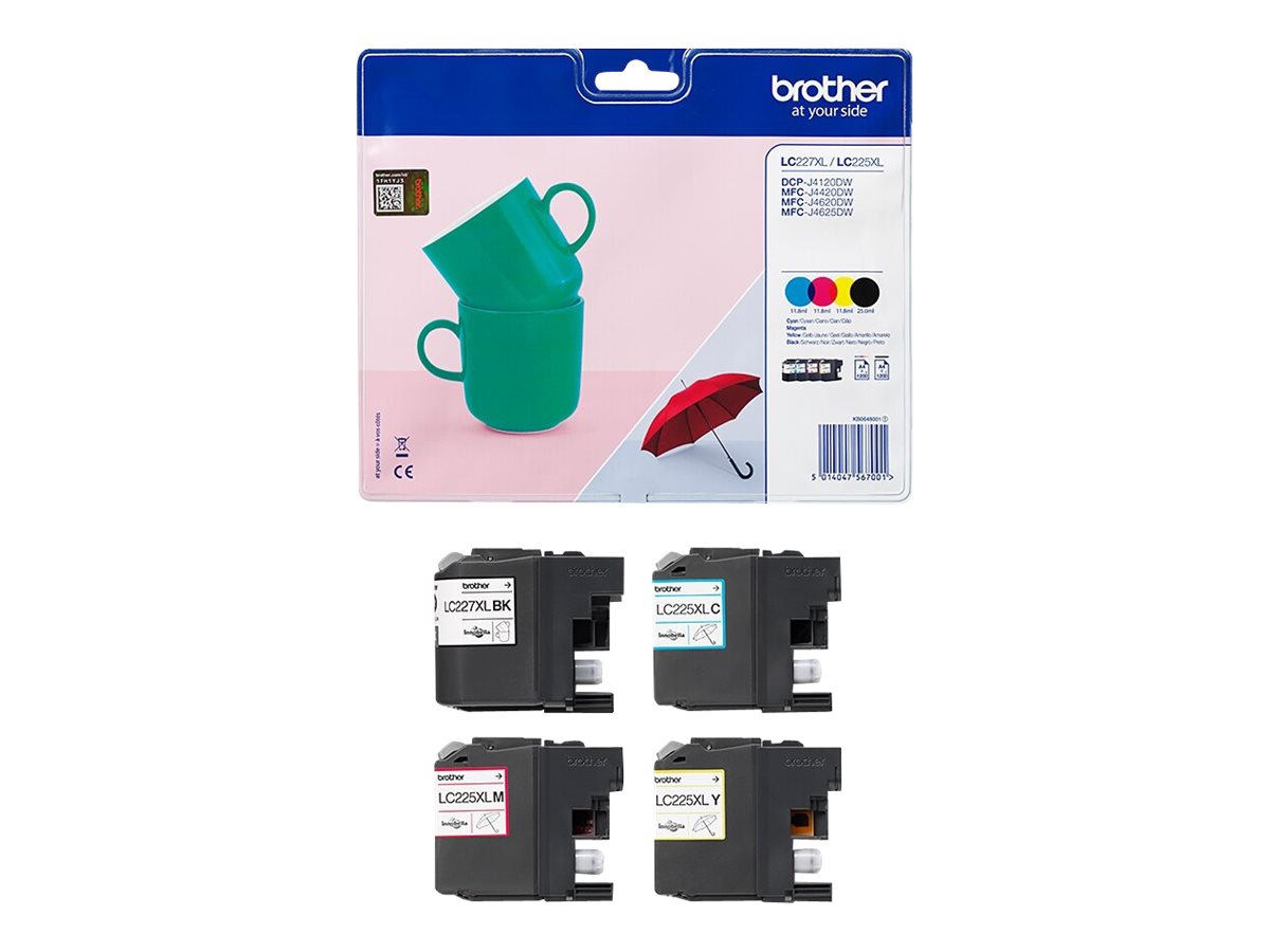 LC227XLVALBP BROTHER DCPMFC Tinte 4