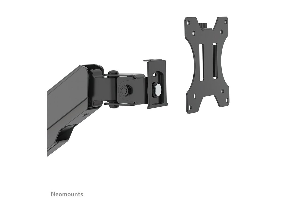 NEOMOUNTS wall mounted sit-stand workstation Screen Keyboard & Mouse