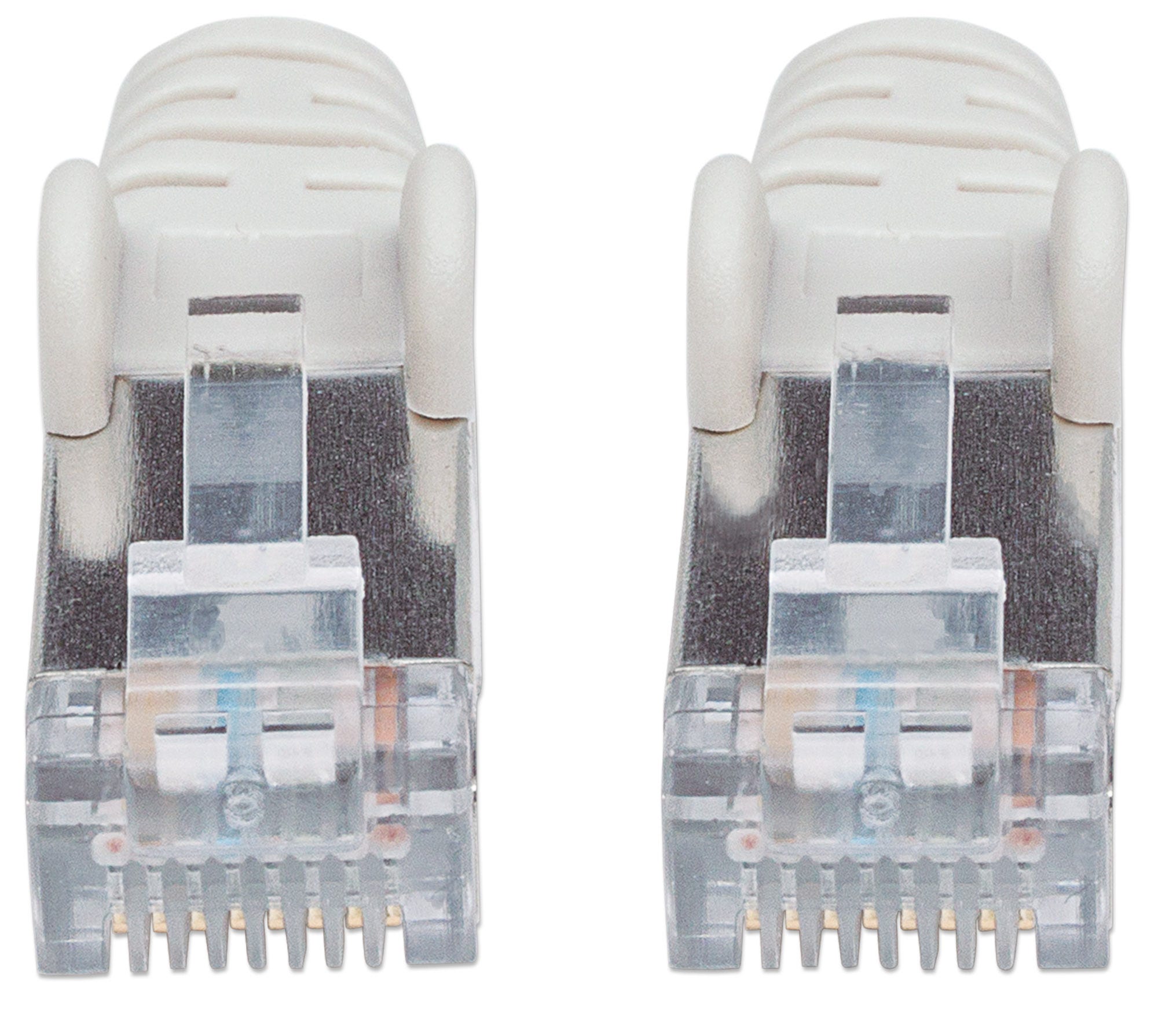 INTELLINET Netzwerkkabel Cat6A SFTP CU LS0H 15m Grau RJ45 Stecker RJ45 Stecker Vergoldete Kontakte