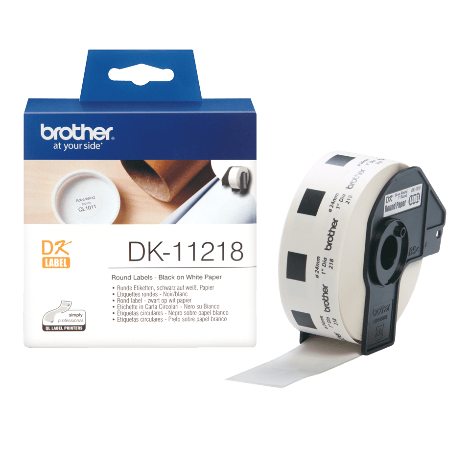 DK11218 BROTHER QL550 Etikettenrolle