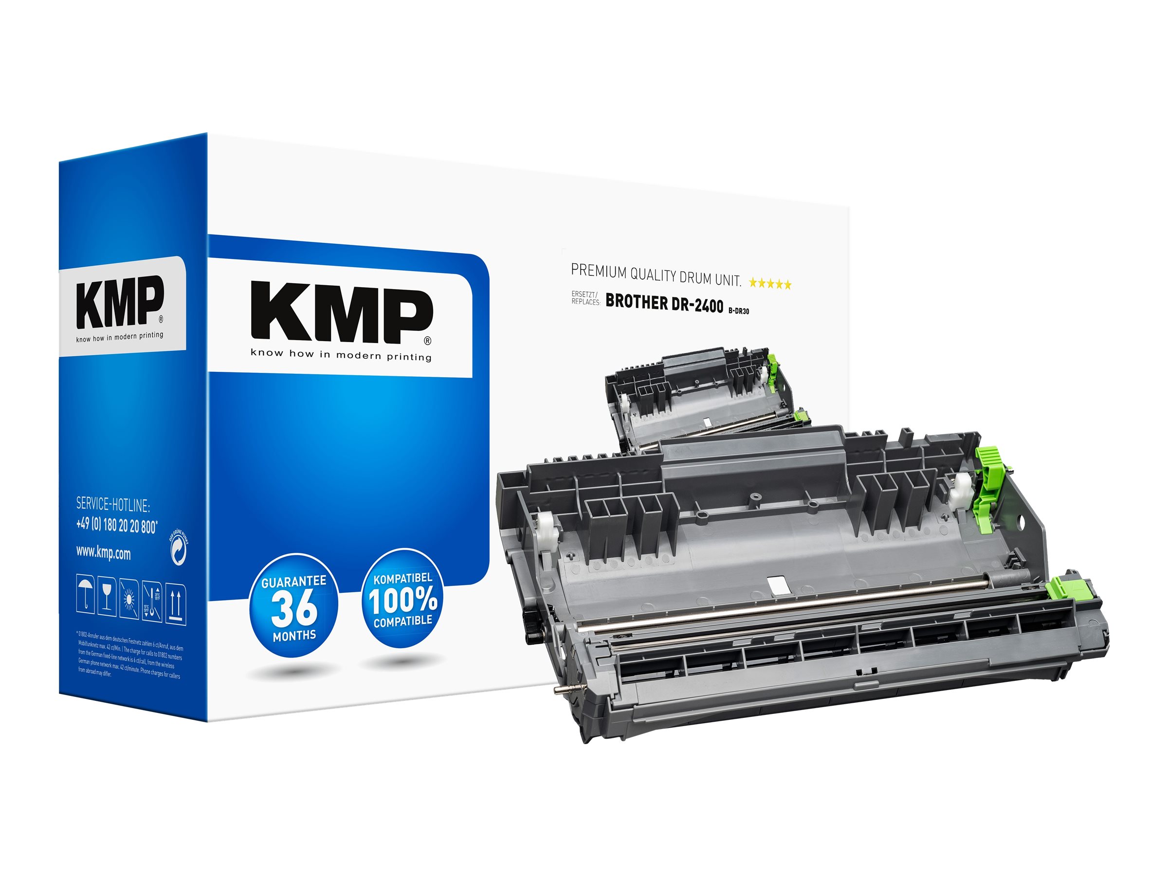 KMP B-DR30 schwarz Trommel kompatibel zu brother DR-2400 KMP B-DR30 schwarz Trommel kompatibel zu brother DR-2400