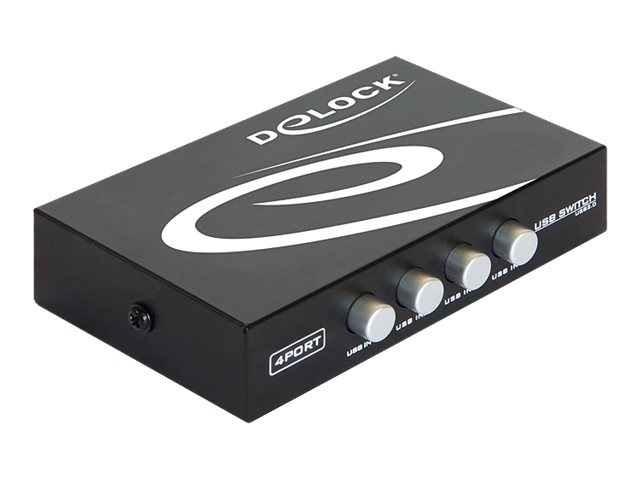 Delock Switch USB 2.0 4 Port manuell