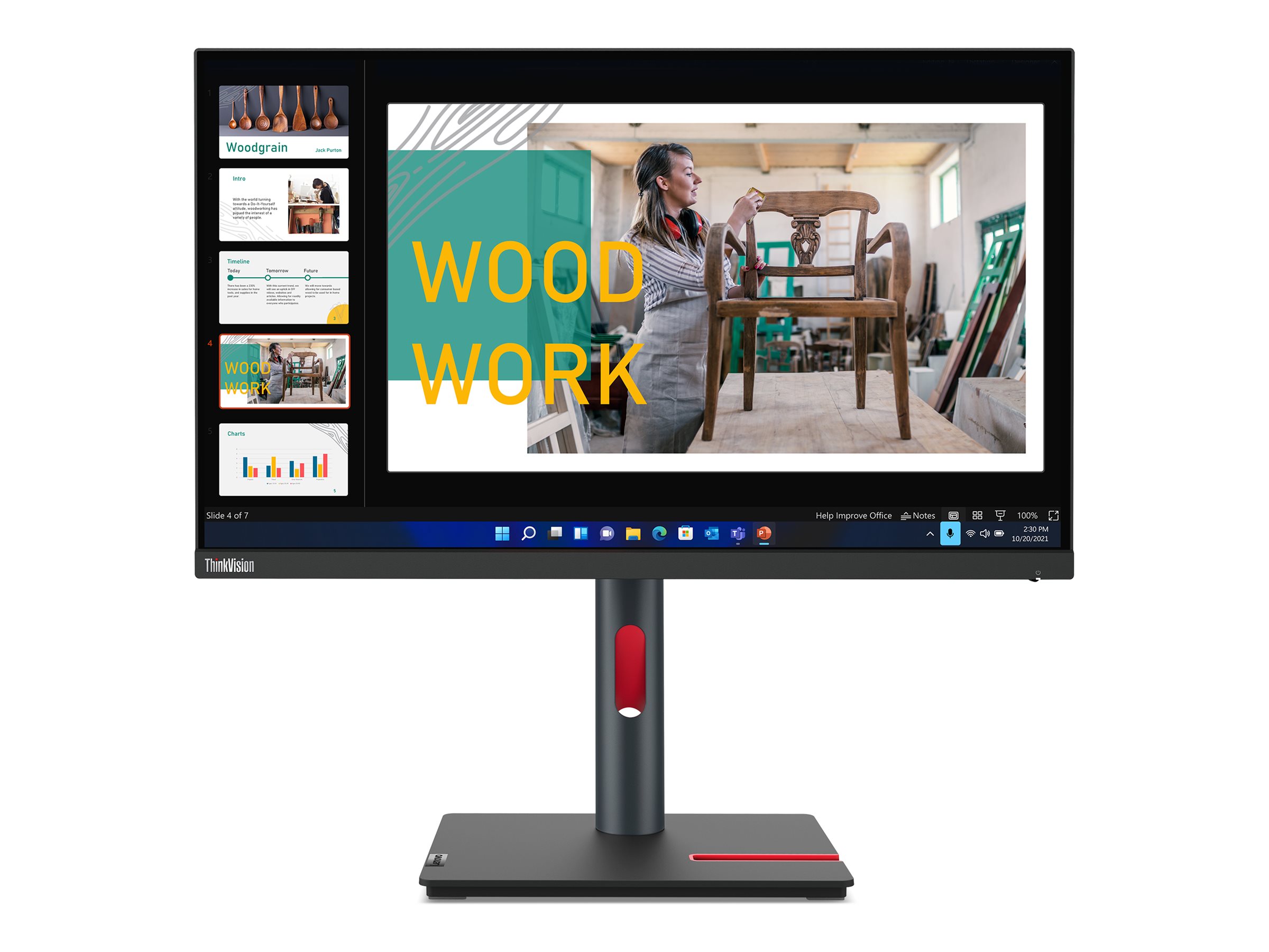 LENOVO ThinkVision P24q-30 60,45cm 23,8Zoll Monitor HDMI DP 4xUSB 3.2 TopSeller