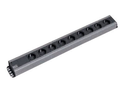 Bachmann Handwerkerleiste 9-fach 90?, schwarz 2,0m. ohne Schalter Bachmann Handwerkerleiste 9-fach 90?, schwarz 2,0m. ohne Schalter