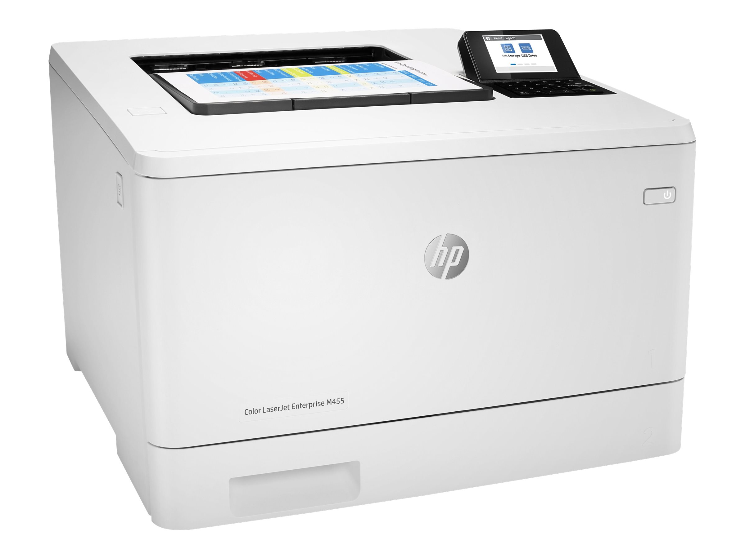 HP Color LaserJet Enterprise M455dn Farb-Laserdrucker weià HP Color LaserJet Enterprise M455dn Farb-Laserdrucker weiÃ