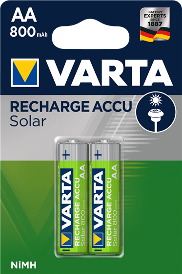 Varta Solar Accu 56736 800mAh 2Blister Mignon (MHD)