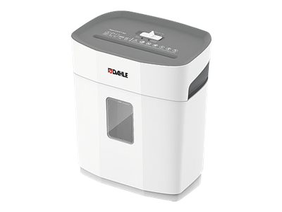 DAHLE PaperSAFE 140 Aktenvernichter mit Partikelschnitt P4, 5 x 18 mm, bis 10 Blatt, lichtgrau