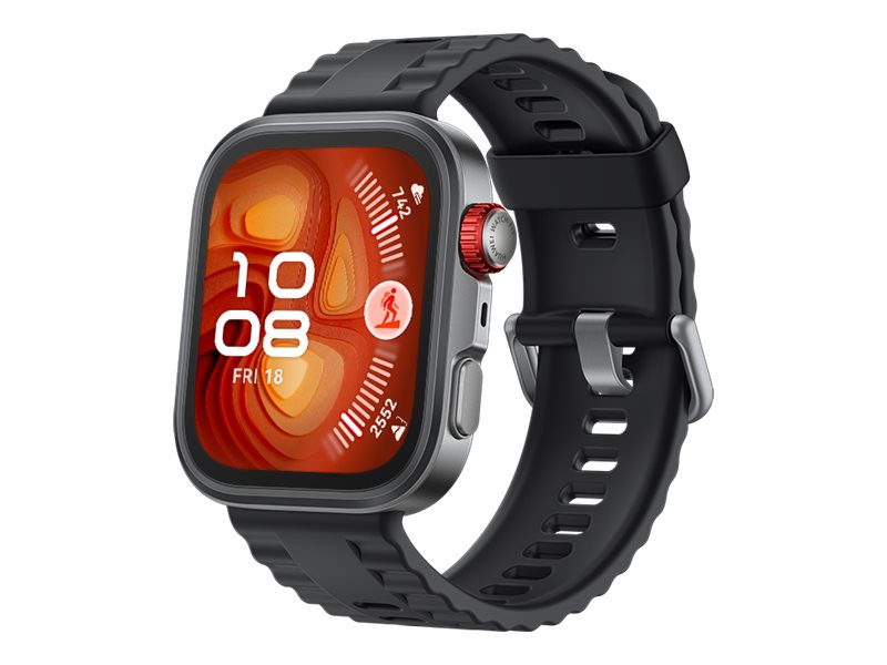 Watch Fit 4 Pro Black Fluoroelastomer Strap Watch Fit 4 Pro Black Fluoroelastomer Strap