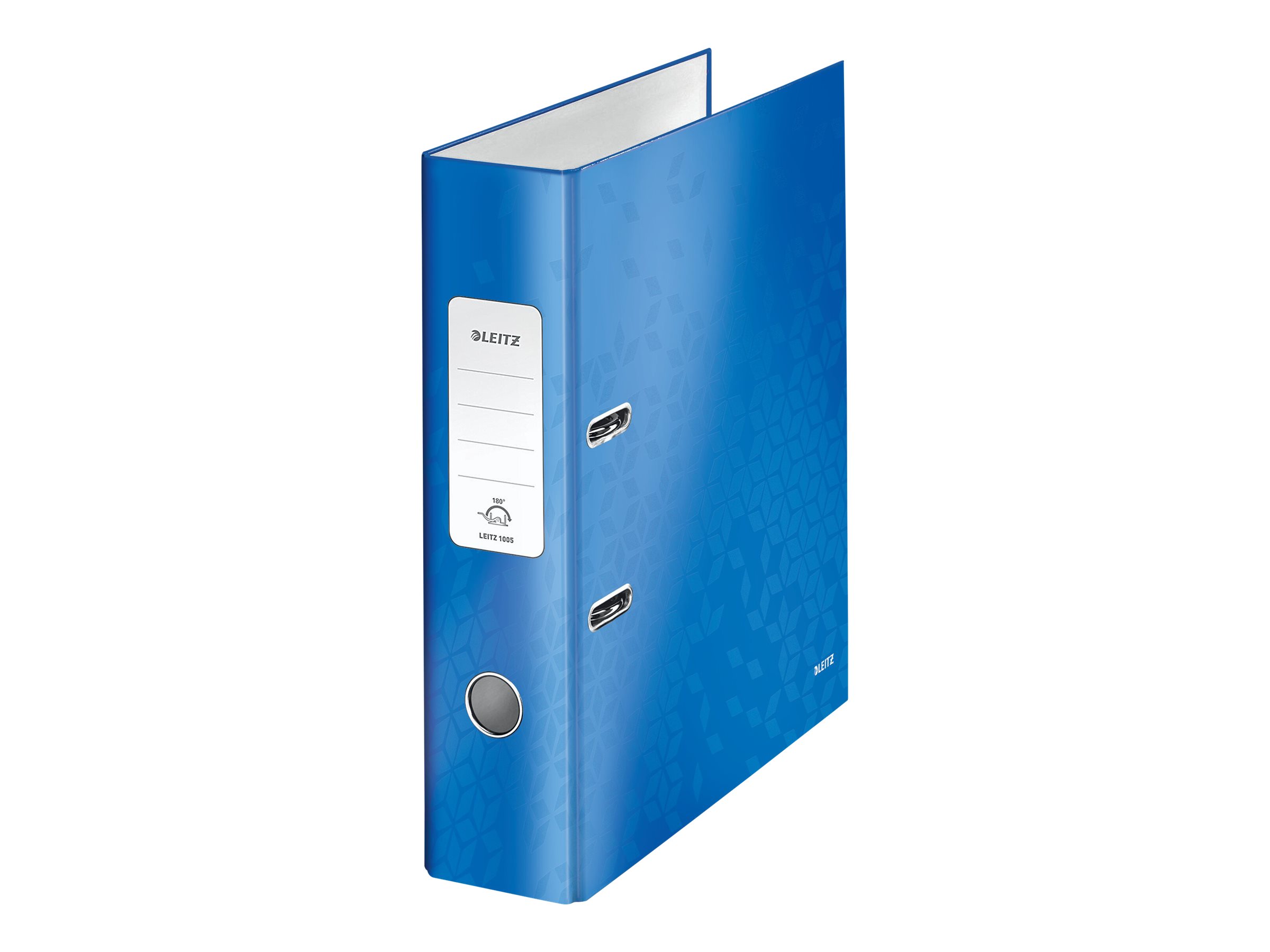 LEITZ Ordner blau Karton 8,0 cm DIN A4 LEITZ Ordner blau Karton 8,0 cm DIN A4