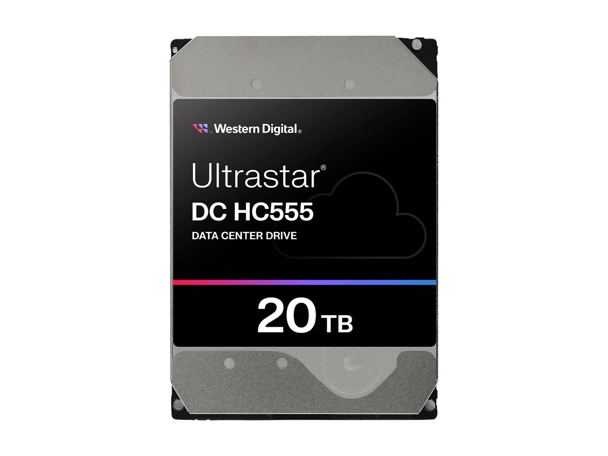 WESTERN DIGITAL Ultrastar DC HC555 8,89cm 3,5Zoll 26.1 20TB 512 7200RPM SAS ULTRA 512E SE P3 DC WESTERN DIGITAL Ultrastar DC HC555 8,89cm 3,5Zoll 26.1 20TB 512 7200RPM SAS ULTRA 512E SE P3 DC