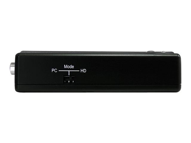 StarTech.com Composite und S-Video auf HDMI Konverter / Wandler mit Audio - 1080p - Videokonverter - Schwarz