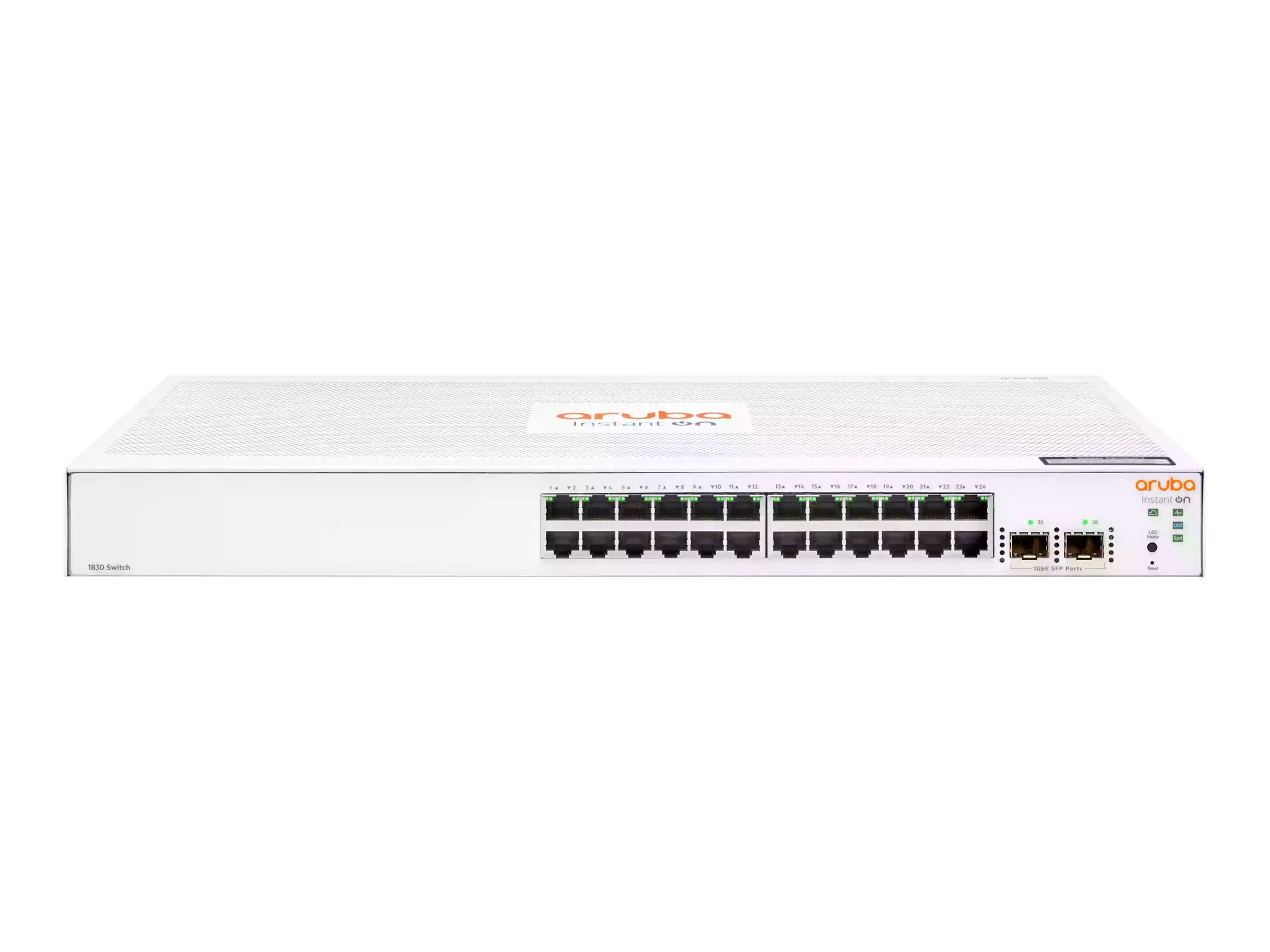 HPE Networking Instant On Switch 24p Gigabit 2p SFP 1830 EU en HPE Networking Instant On Switch 24p Gigabit 2p SFP 1830 EU en