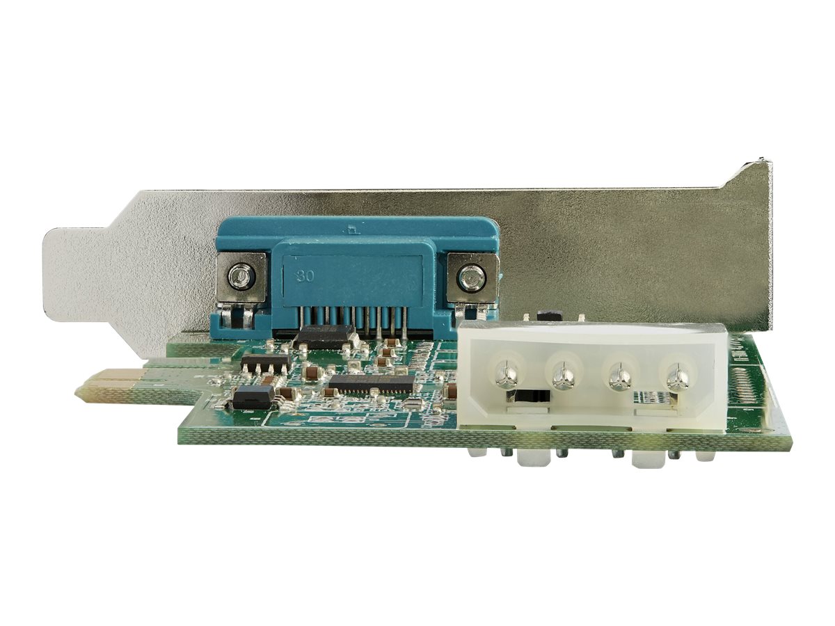STARTECH.COM 1 Port Serielle Schnittstellenkarte PCIe mit 16950 UART - Serial Adapter - 921,4 Kbps - Windows und Linux