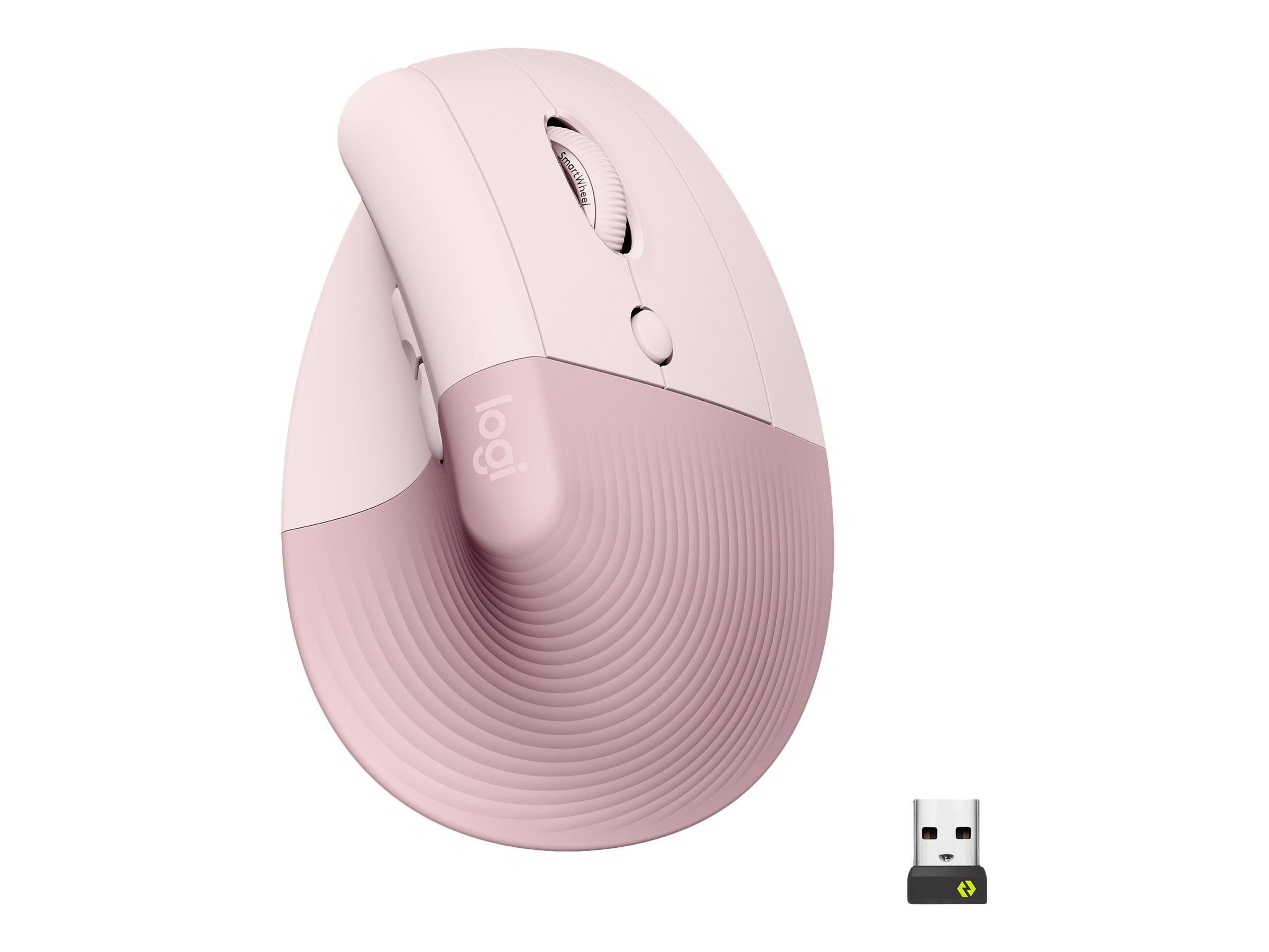 Logitech Lift Maus ergonomisch kabellos rosa Logitech Lift Maus ergonomisch kabellos rosa