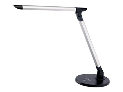 ALCO 9157 LED Schreibtischlampe silberschwarz 8 W