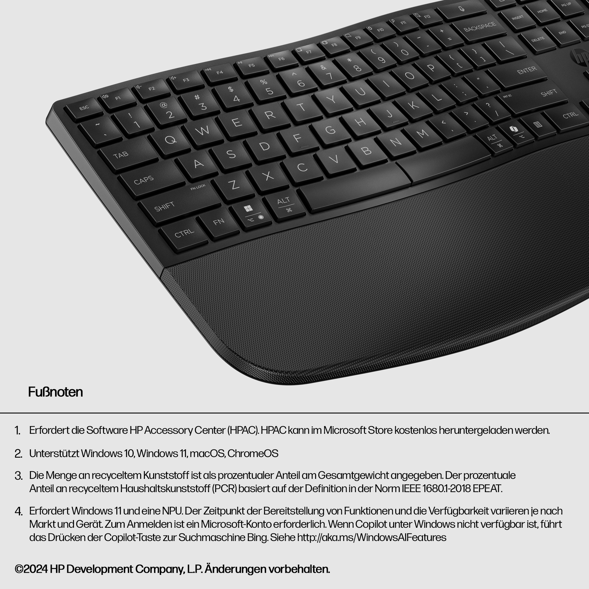 HP 685 Comfort Dual-Mode Multi-Device 23 programmierbare Tasten