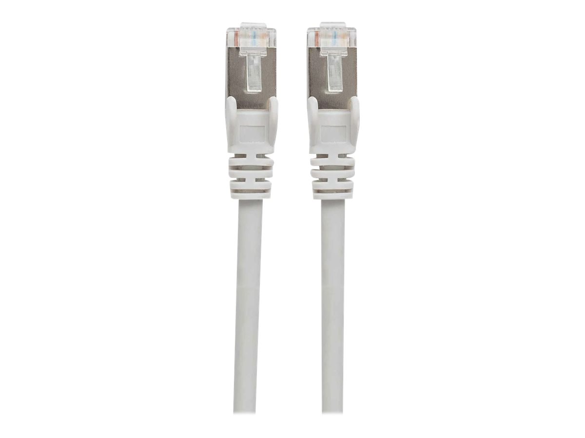 INTELLINET Netzwerkkabel Cat6A S/FTP CU LS0H 7,5m Grau RJ-45 Stecker / RJ-45 Stecker Vergoldete Kontakte