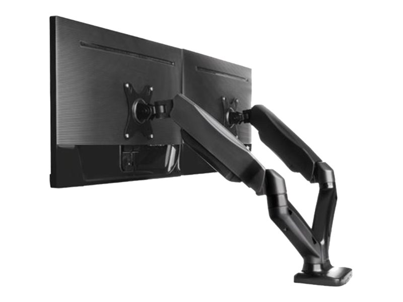 ICY BOX IB-MS304-T Monitorstaender mit Tischhalterung fuer zwei Monitore bis zu 68cm 27Zoll