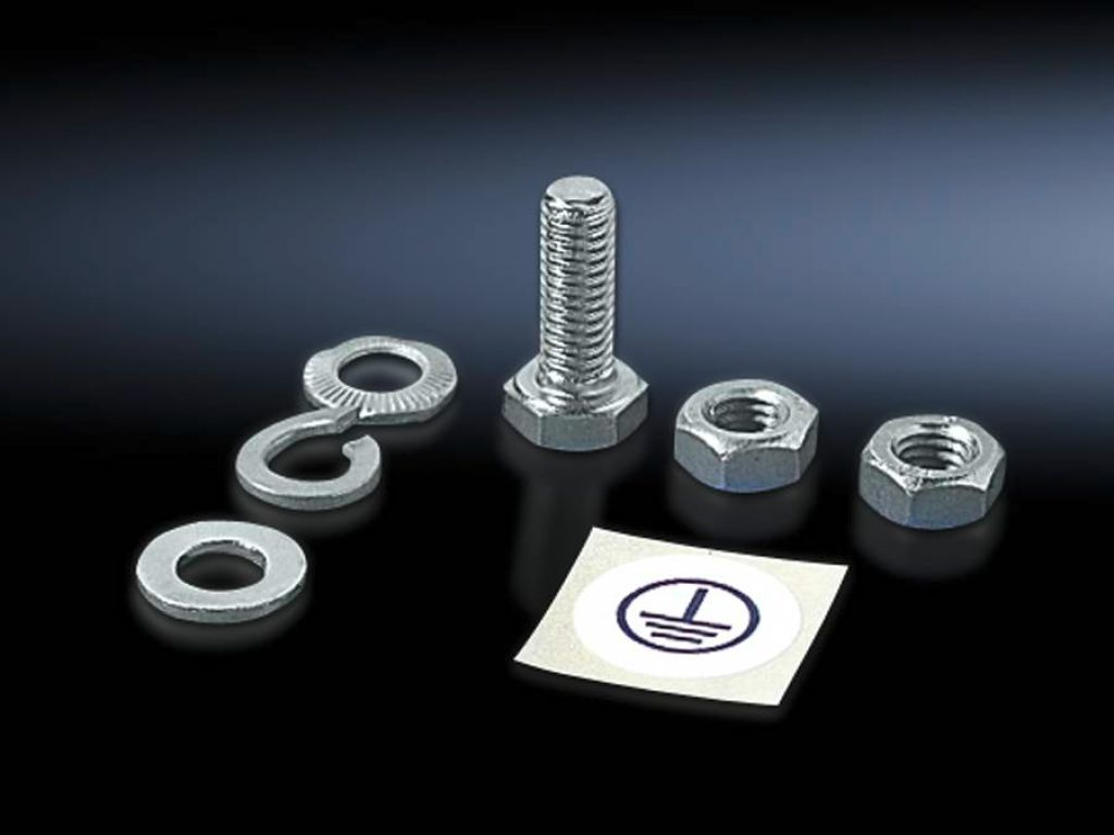 Rittal Befestigungsmaterial für Erdungsband M8 PK=10Stck Rittal Befestigungsmaterial für Erdungsband M8 PK=10Stck