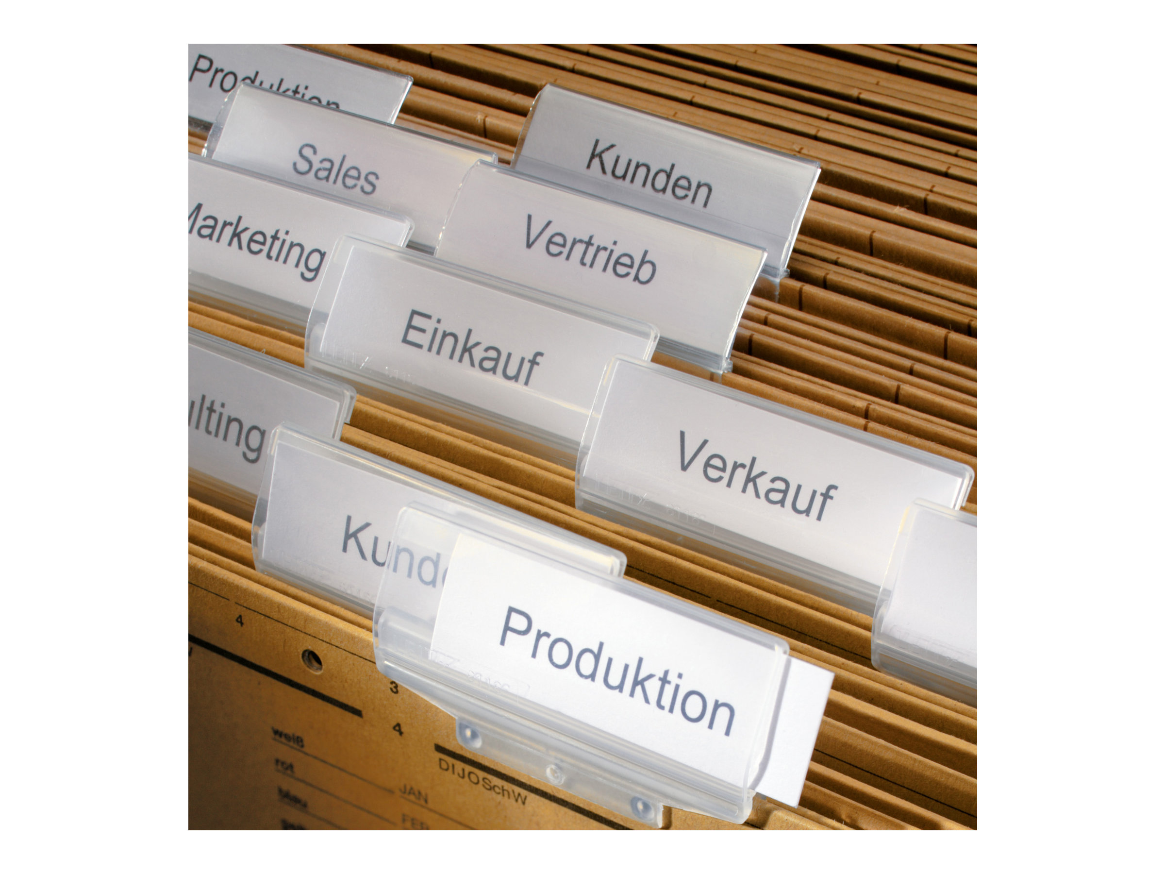 156 SIGEL Beschriftungsschilder fuer Haengeregister weiss 156 SIGEL Beschriftungsschilder fuer Haengeregister weiss