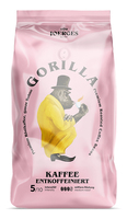 Gorilla Kaffee Entkoffeiniert 1kg Bohnen