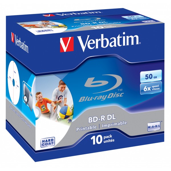 VERBATIM BD-R DL 50GB 6x (10) JC WORM