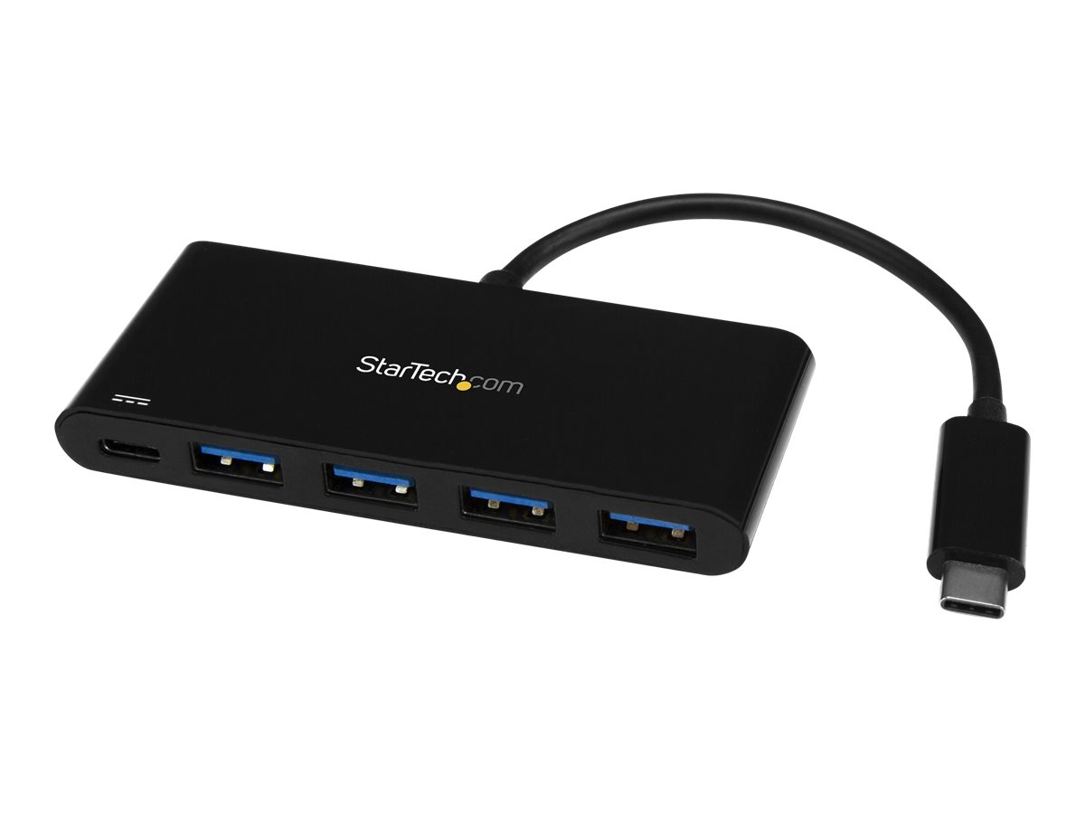 StarTech.com 4-Port USB 3.0 Hub mit Stromversorgung - USB-C to 4x USB-A - Hub - 4 Anschlüsse