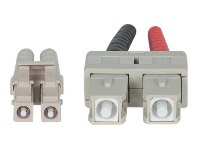 INTELLINET LWL Kabel LC/SC OM3 1m tuerkis 50/125um Duplex Multimode
