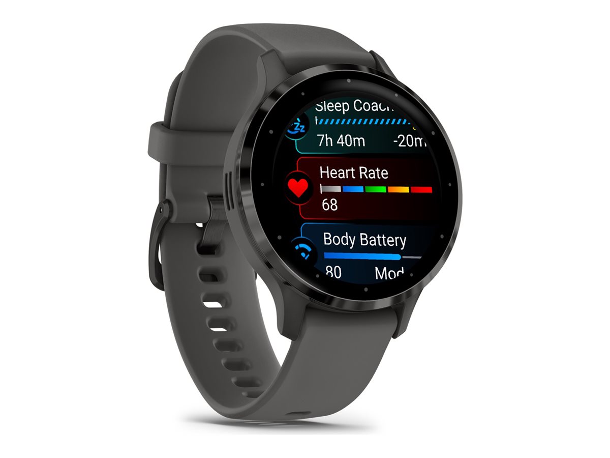 GARMIN Venu 3S Smartwatch kieselgrau, schiefergrau