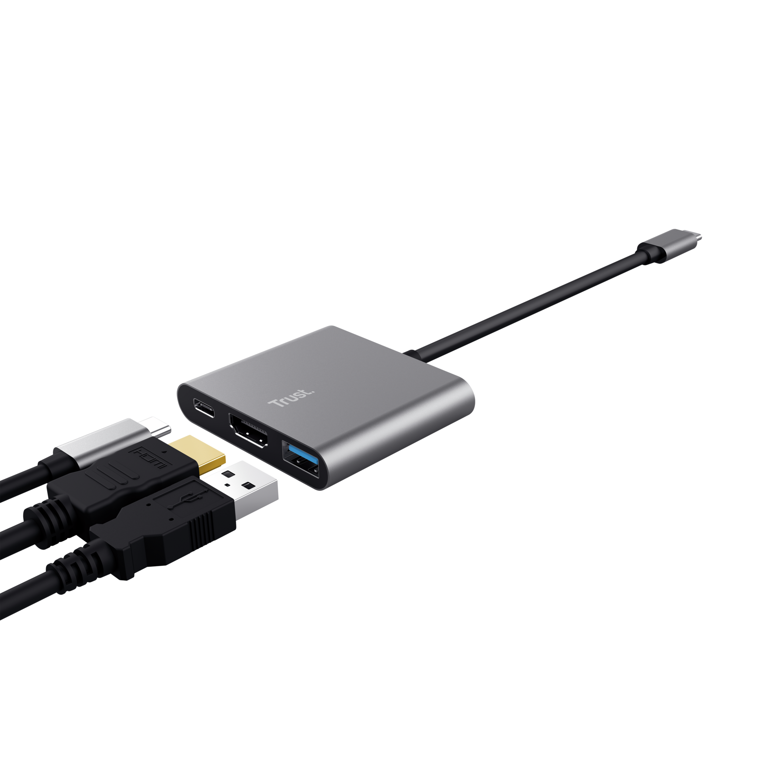 Trust Dalyx 3-in-1 Multiport USB-C Adapter