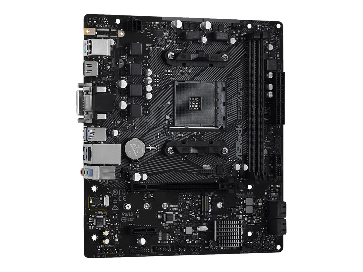 ASRock B550M-HDV - Motherboard - micro ATX - Socket AM4 - AMD B550