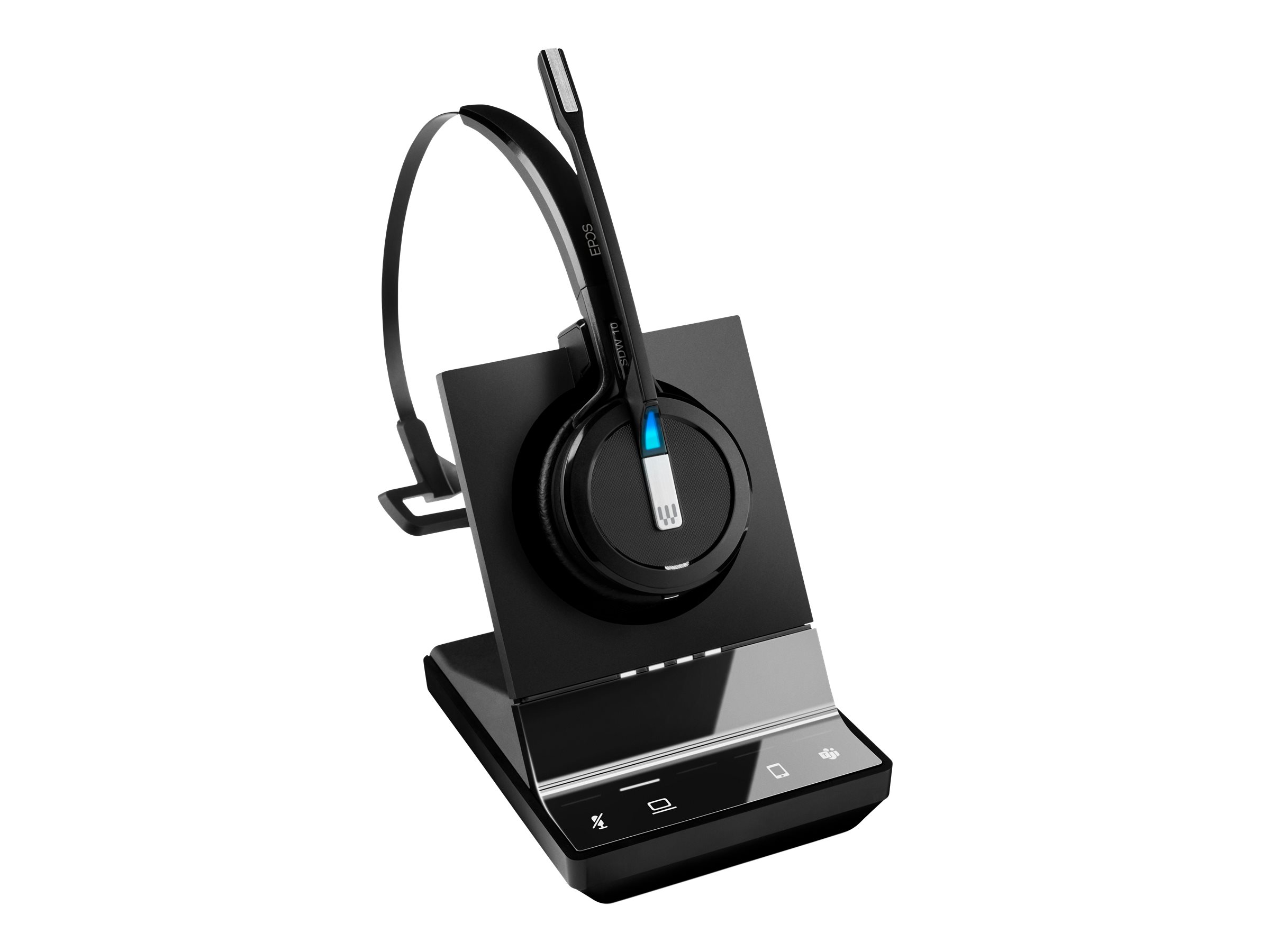 EPOS IMPACT SDW 5013T EU/UK/AUS Mono DECT Headset mit Basisstation für PC mit Kopf- Ohr- und Nackenbuegel Teams zertifiziert EPOS IMPACT SDW 5013T EU/UK/AUS Mono DECT Headset mit Basisstation für PC mit Kopf- Ohr- und Nackenbuegel Teams zertifiziert