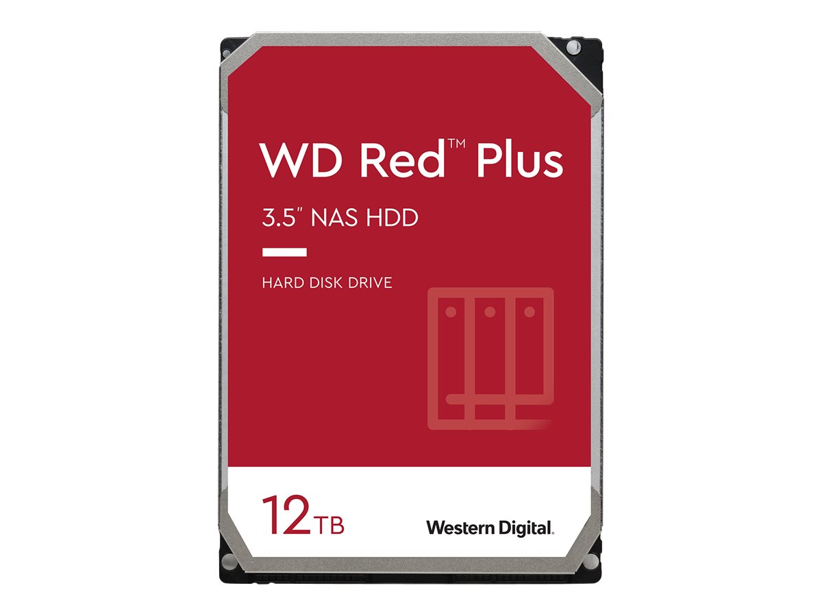 Western Digital Red Plus, SATA 6G, Intellipower, 3,5 Zoll - 12 TB