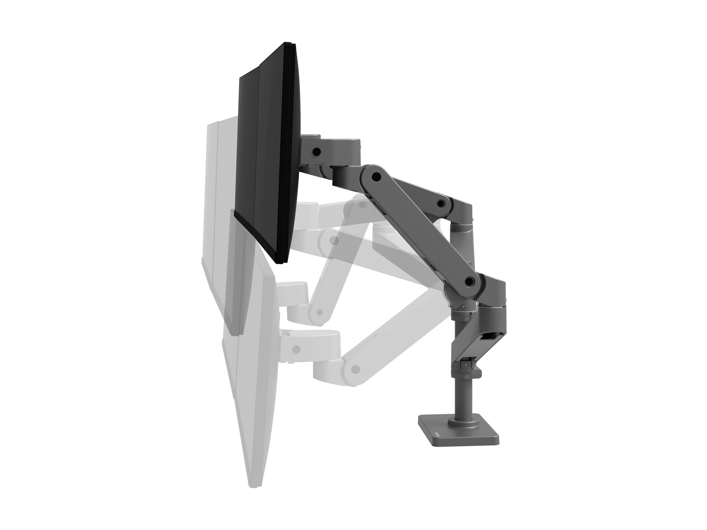 ERGOTRON LX PRO ARM DUAL DISPLAY STACKING darkgrey