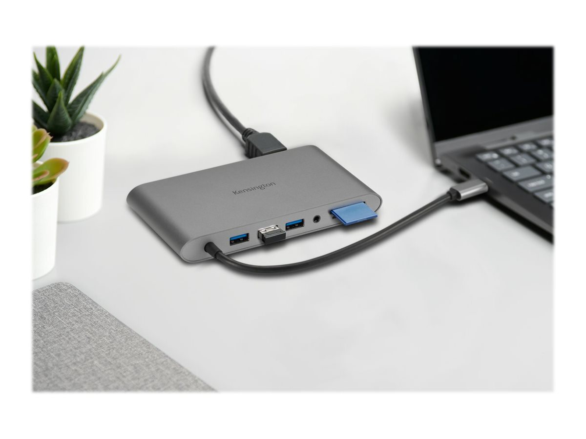 KENSINGTON UH1440P Mobile USB-C 8-in-1 Dockingstation KENSINGTON UH1440P Mobile USB-C 8-in-1 Dockingstation